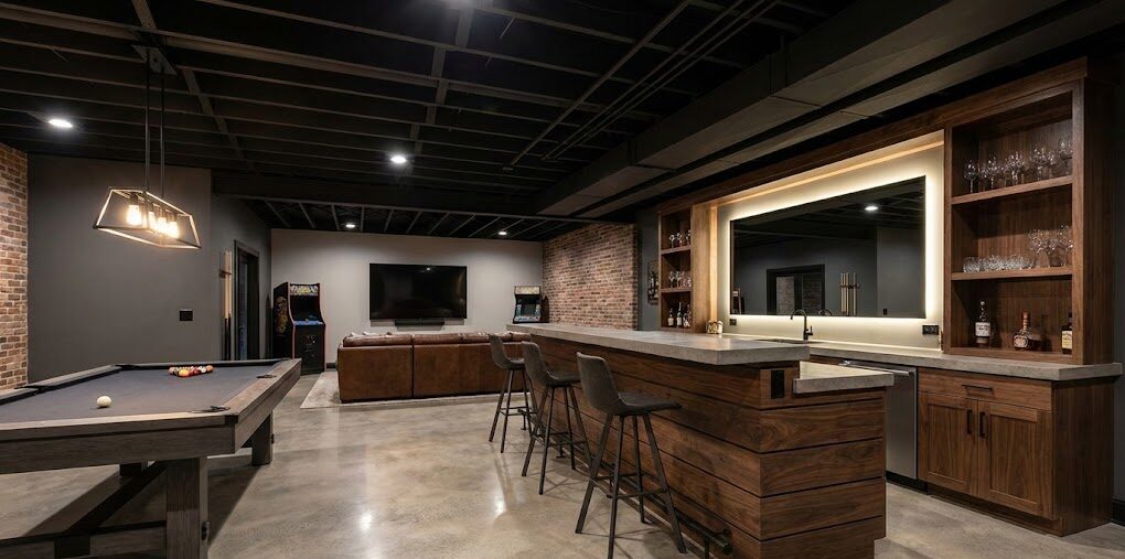 basement bar remodel utah