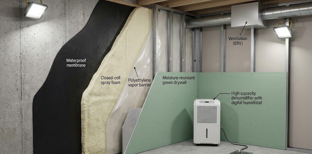 basement moisture control utah