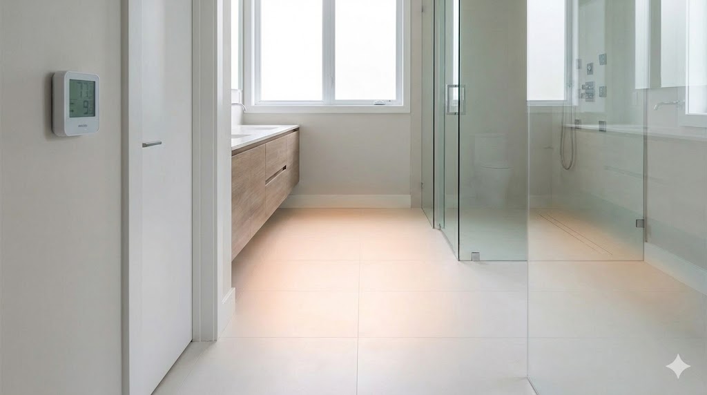 heated bathroom floors utah