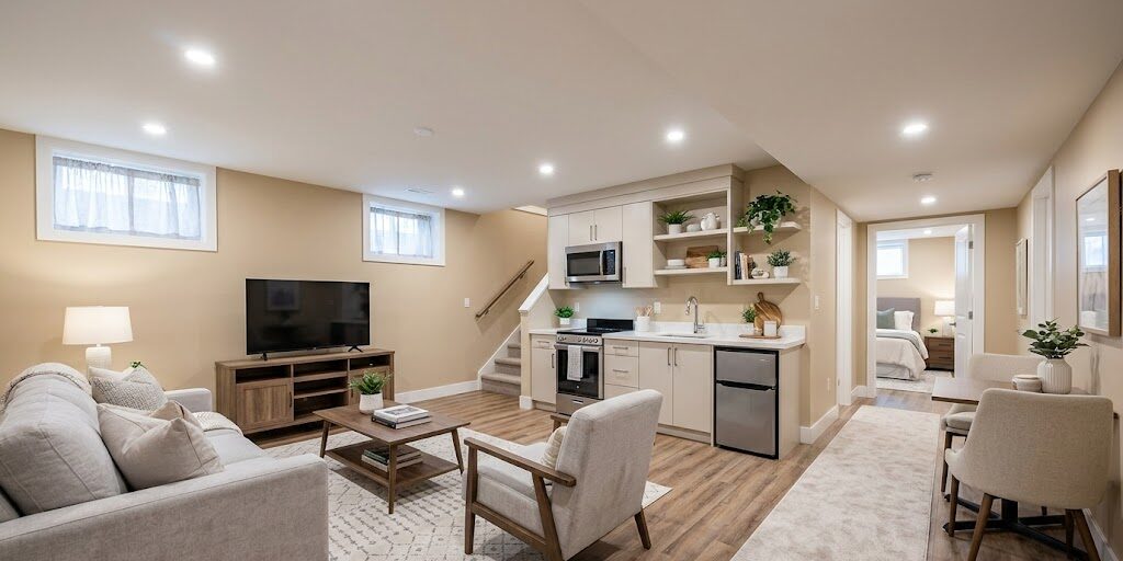 basement in law suite planning