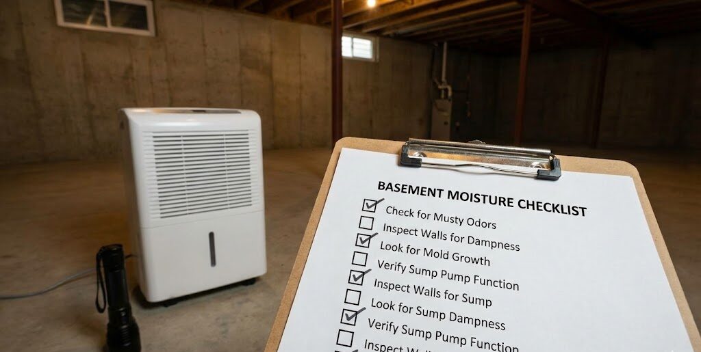 basement moisture checklist