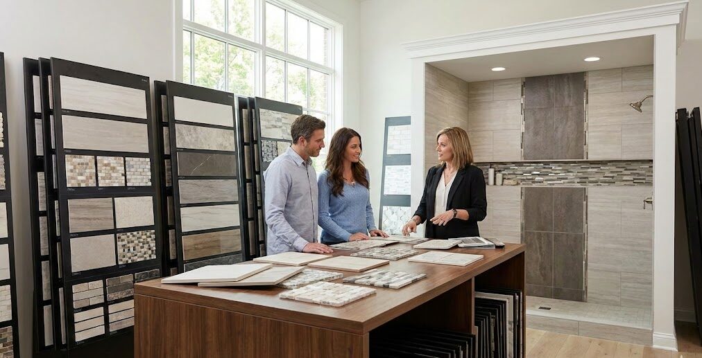 bathroom tile selection