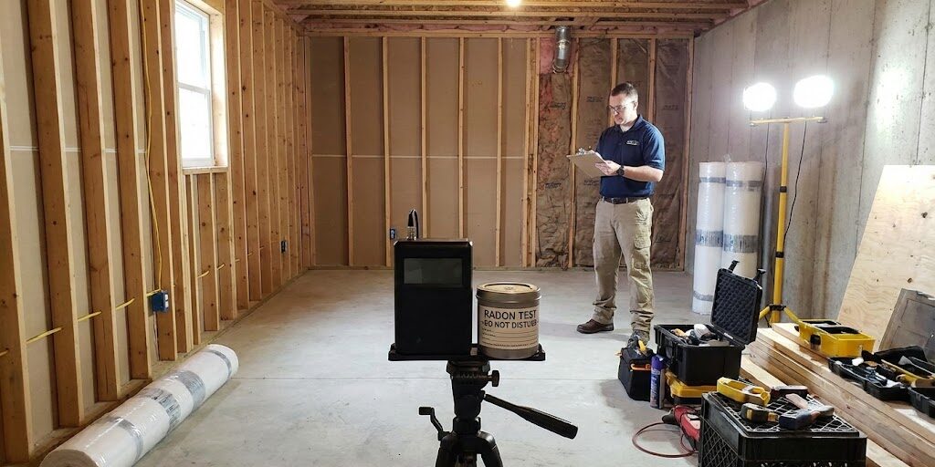 radon test before basement finishing