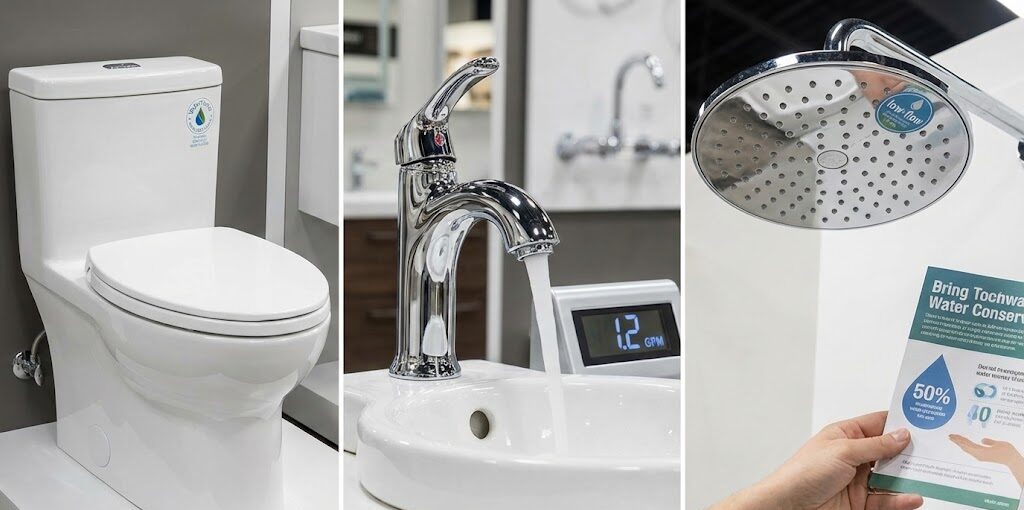water efficient bathroom fixtures