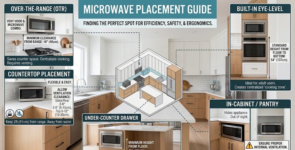 microwave placement guide