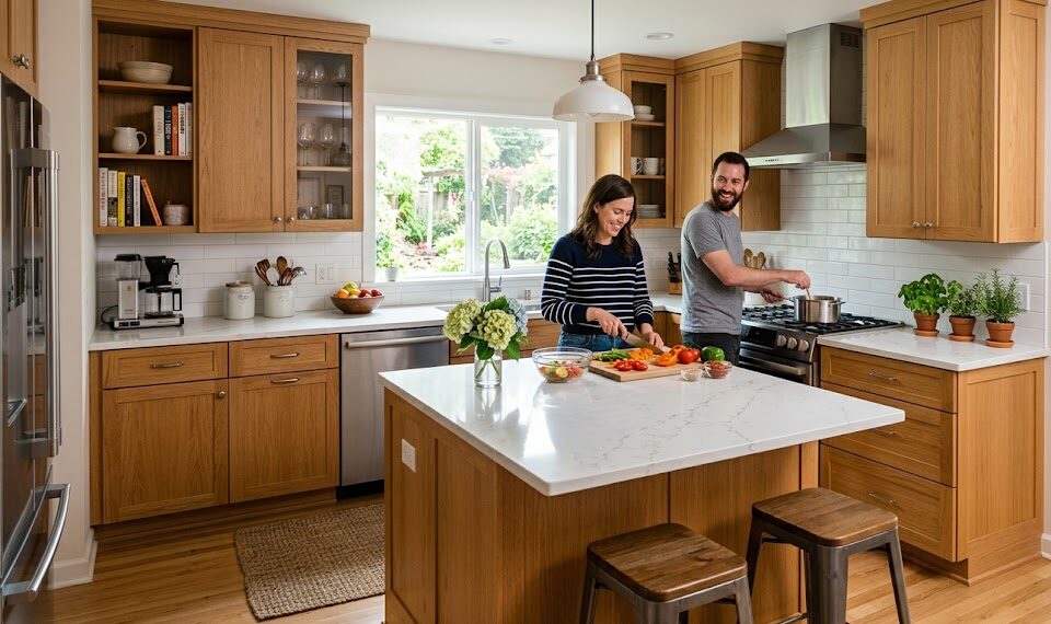 Cabinets and Countertops: Transforming Your Kitchen with the Right Choices