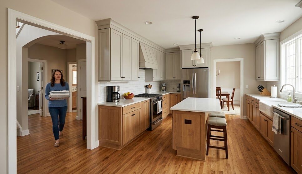 kitchen clearances doorways walkways