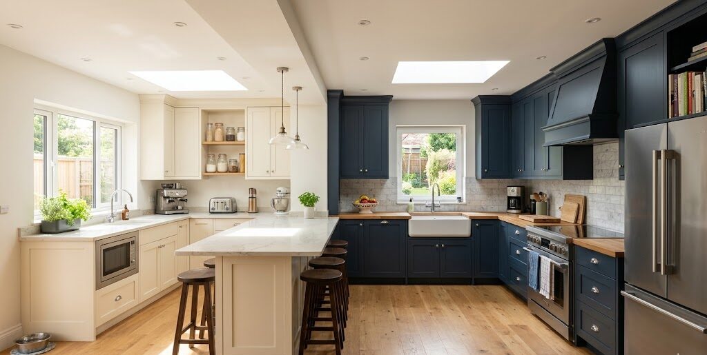 l shaped vs u shaped kitchen layout