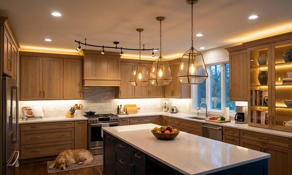 Kitchen Lighting Layers: Recessed, Pendants, and Task Lighting That Works Together
