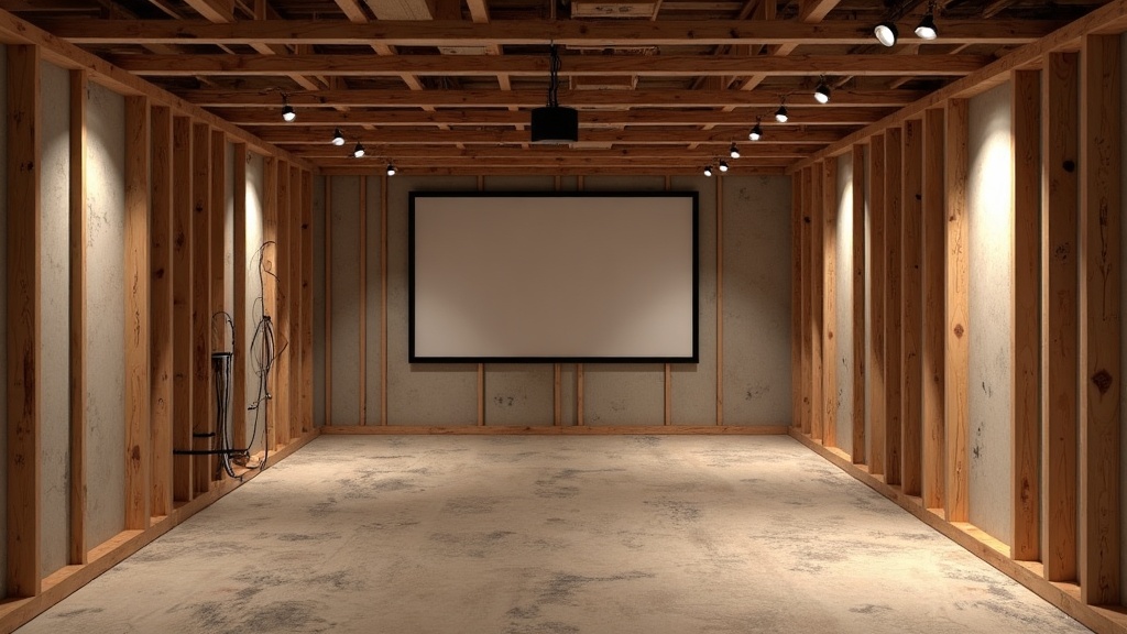 Basement Home Theater Planning: Acoustics, Lighting, and Wiring Before Drywall