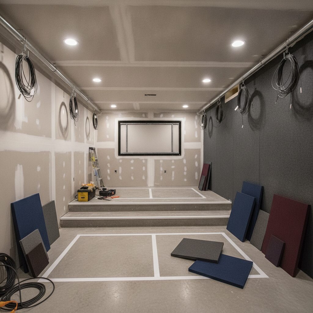 Basement Home Theater Planning: Sound, Lighting, Wiring, and Seating