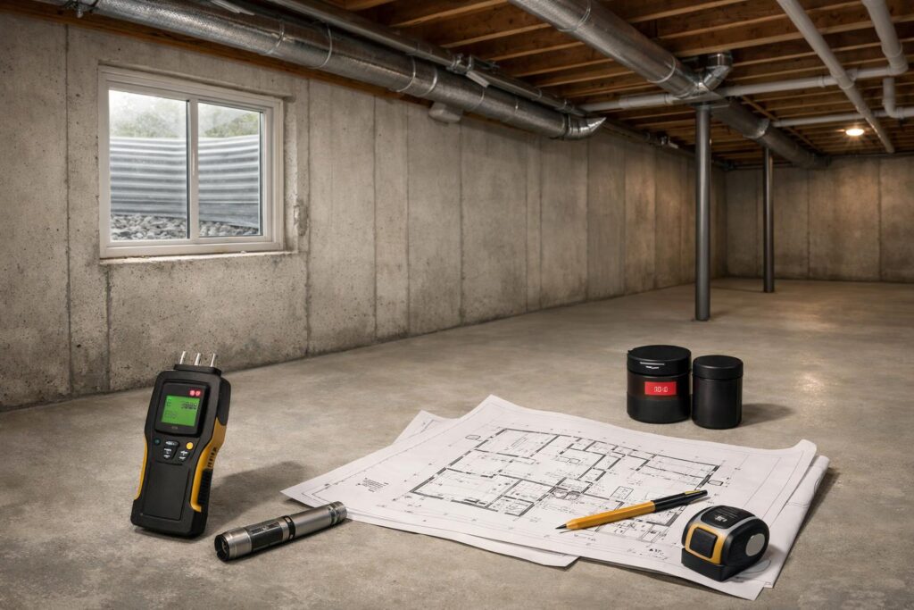 Basement Moisture, Radon, and Drainage: What to Check Before Finishing a Utah Basement