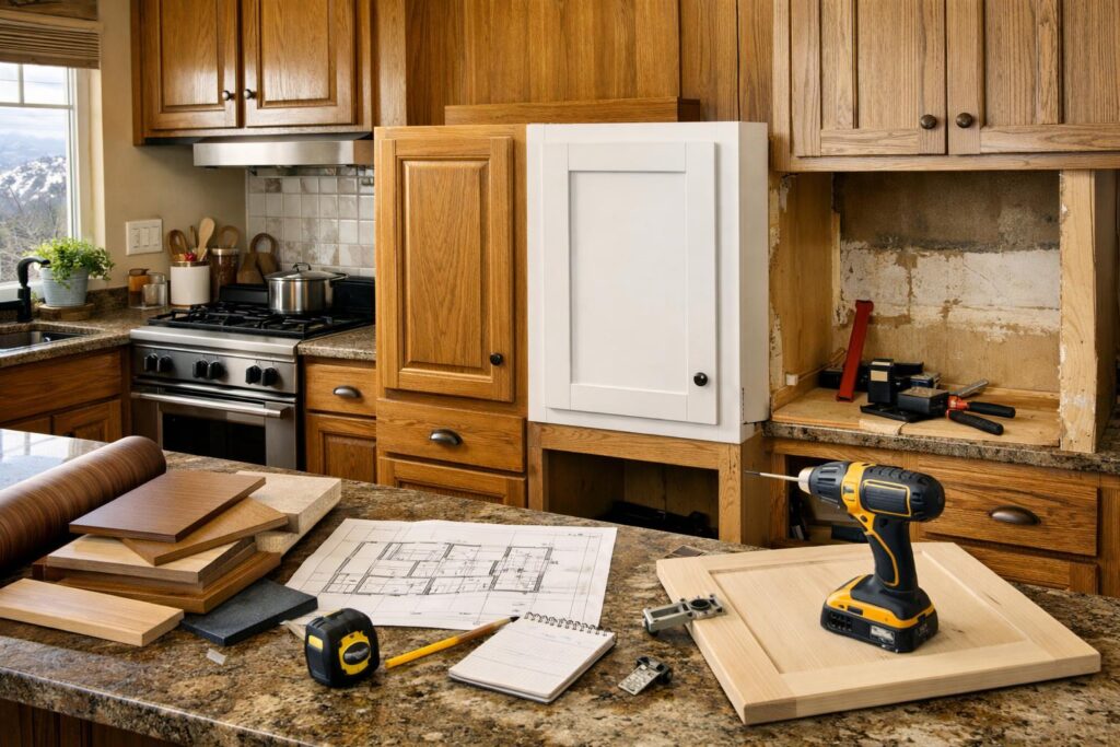 Keep, Reface, or Replace Your Kitchen Cabinets?