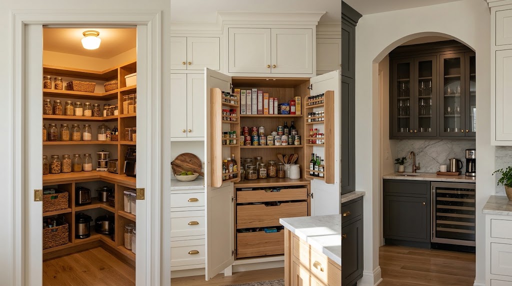 Walk-In Pantry, Cabinet Pantry, or Butler Pantry?